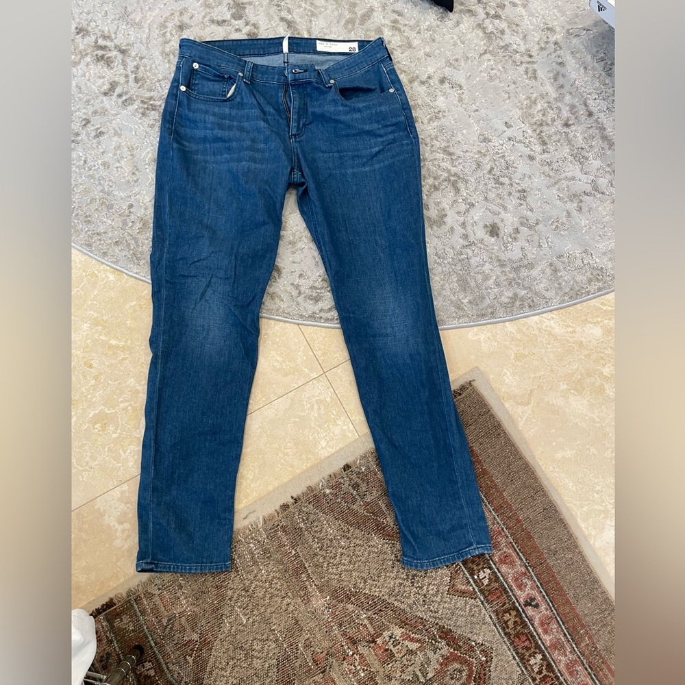 Rag and bone size 28 women’s Dre low rise slim boyfriend jeans